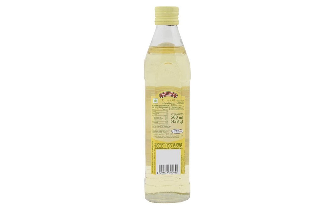 Borges Olive Oil Extra Light    Glass Bottle  500 millilitre